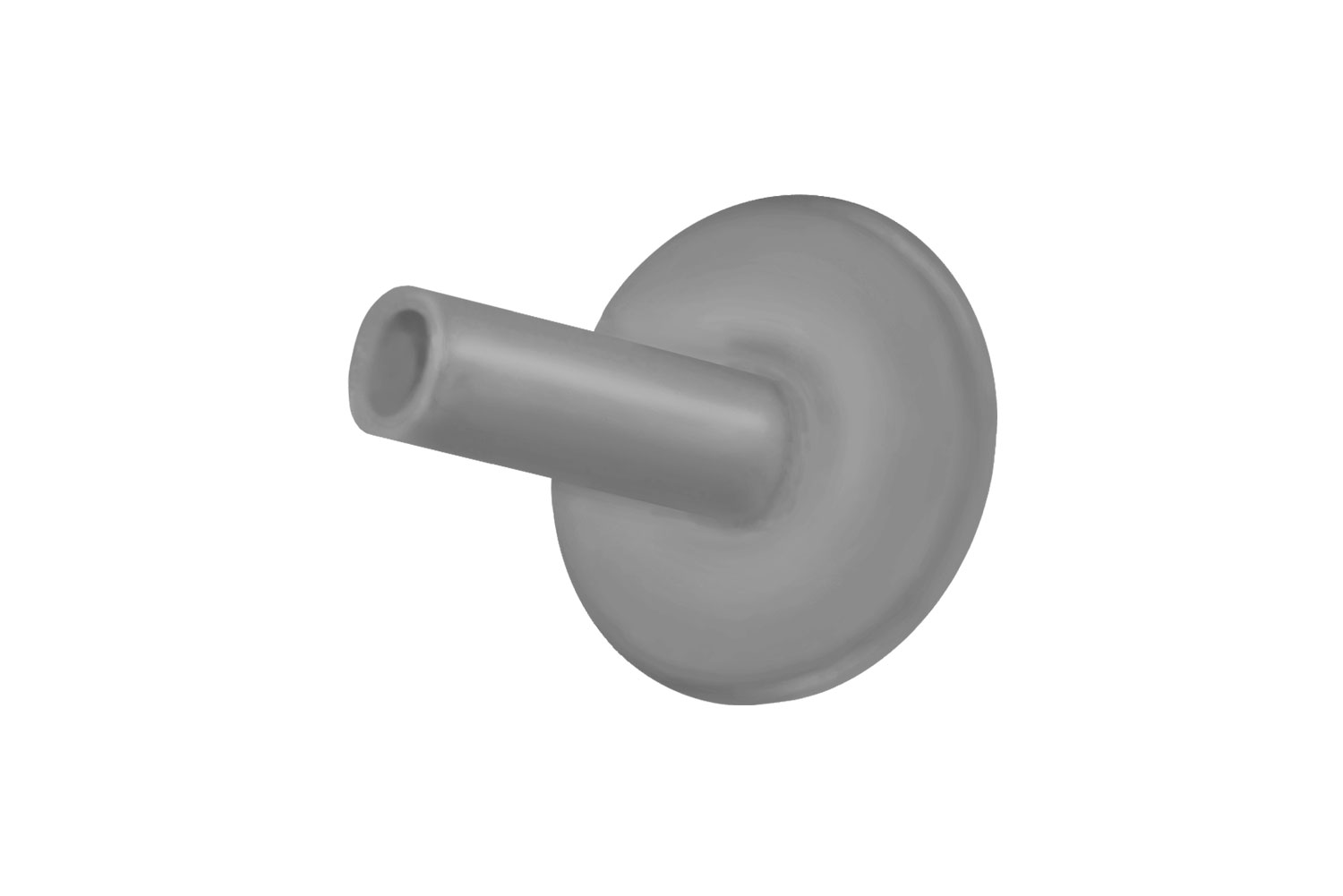 PTFE Labret Piercing mit Innengewinde ohne Kugel